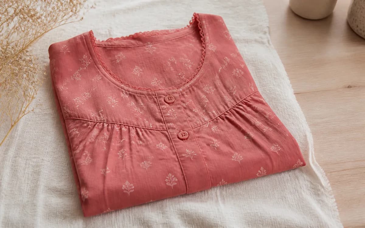 Editorial still life of a children’s shirt, representing kidswear sourcing in Jaipur, Rajasthan
